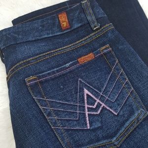 7 For All Mankind Jeans Pink APocket Size 30 x 30"